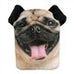 Pocket Hottey With Soft Touch Cover Pug Design