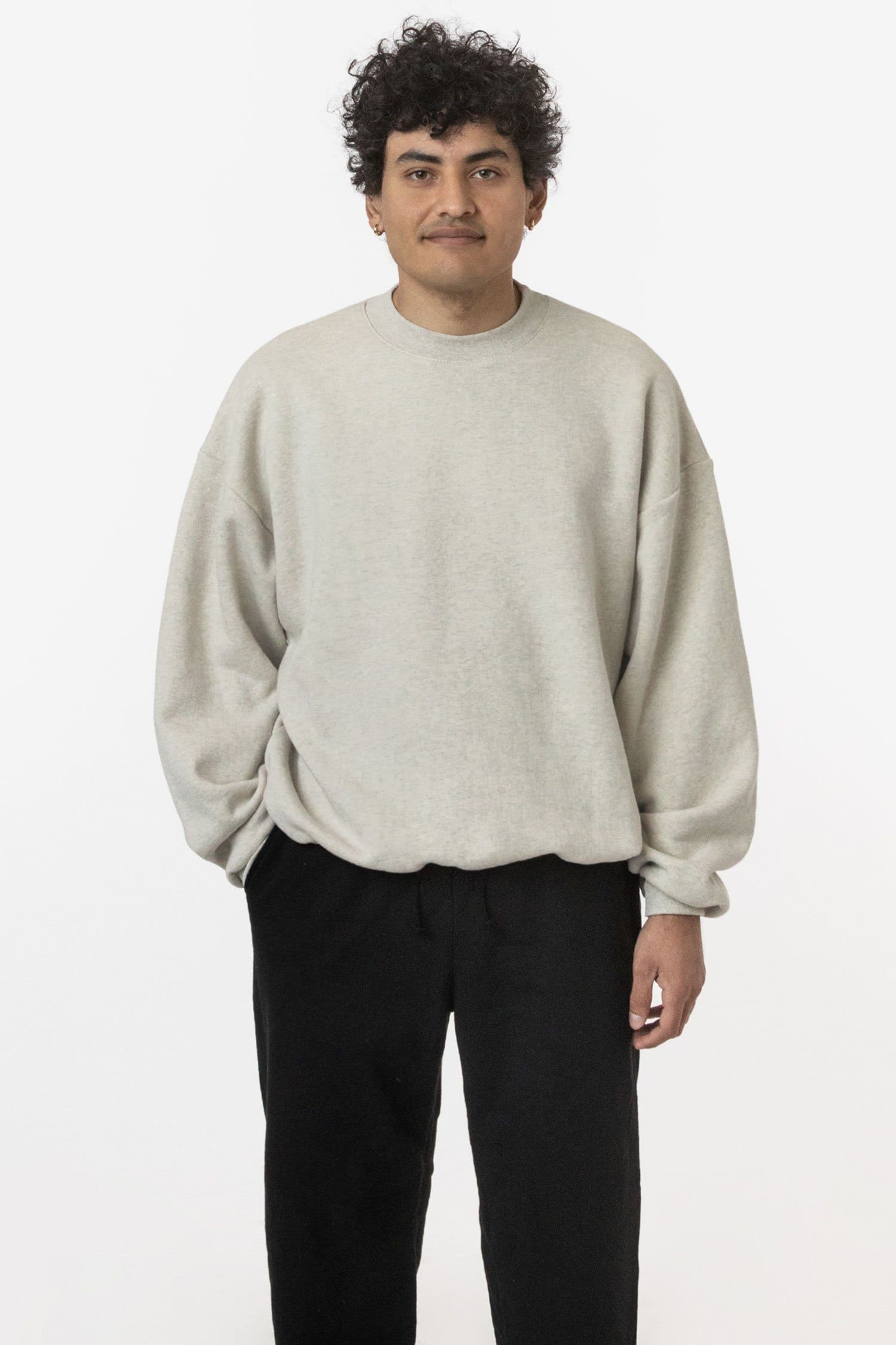 HF-07 - 14oz. Heavy Fleece Pullover Crewneck Sweatshirt – Los