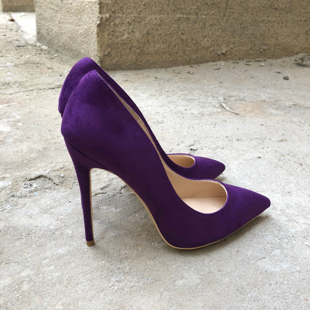 Deep Purple High Heel Pumps – Sherilyn Shop