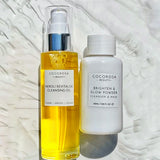 Cocorosa Beauty Double Cleanse Duo with Neroli Cleansing Oil and Brighten & Glow Powdere