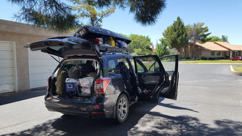 A fully-packed Subaru