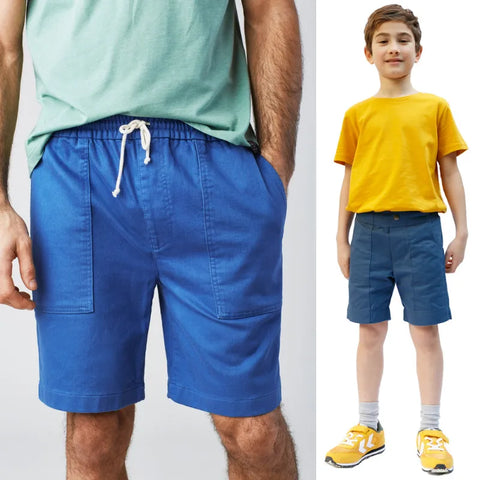 Surf shorts for men and kids (Jackalo's Nickie shorts)