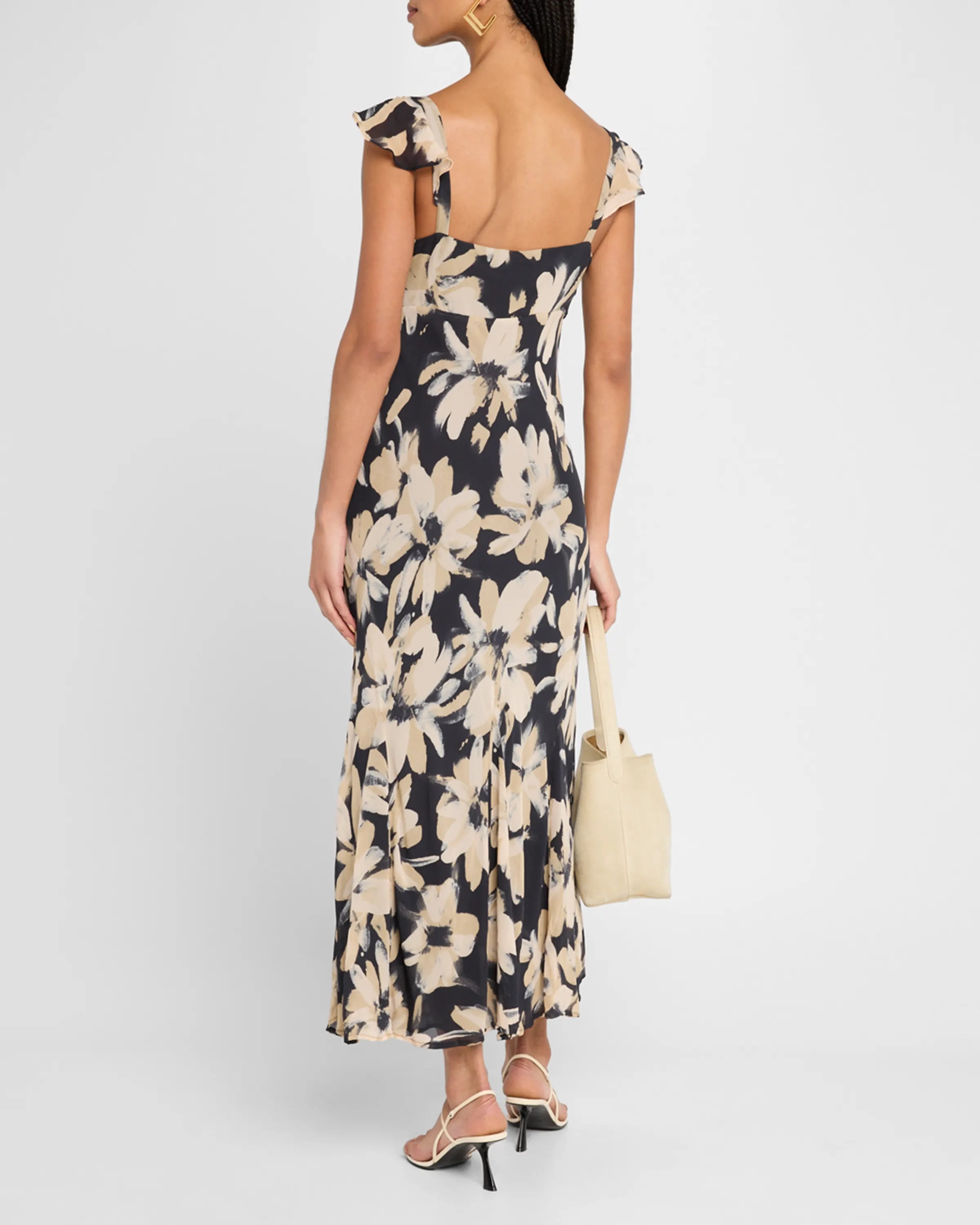 MARIGOLD DRESS - CHARCOAL LILY