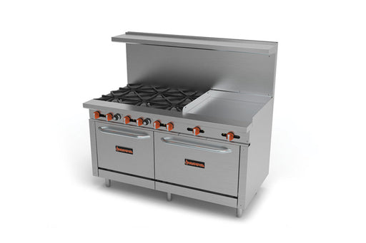 Viking Professional Gas Stainless Steel Stove 6 Burners + griddle