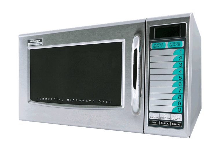 Sharp R-21LVF Medium Duty Commercial Microwave with 1000 Watts