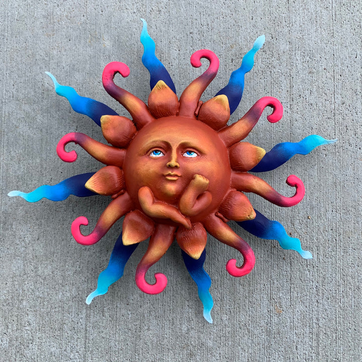 Celestial Metal Sculptures | Wall Suns, Moons and Eclipses | MexDecor