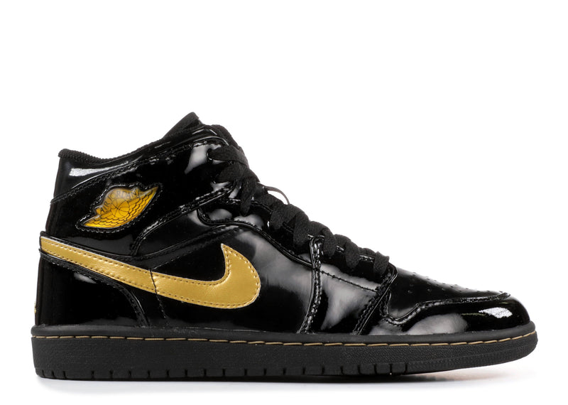 air jordan 1 black and metallic gold