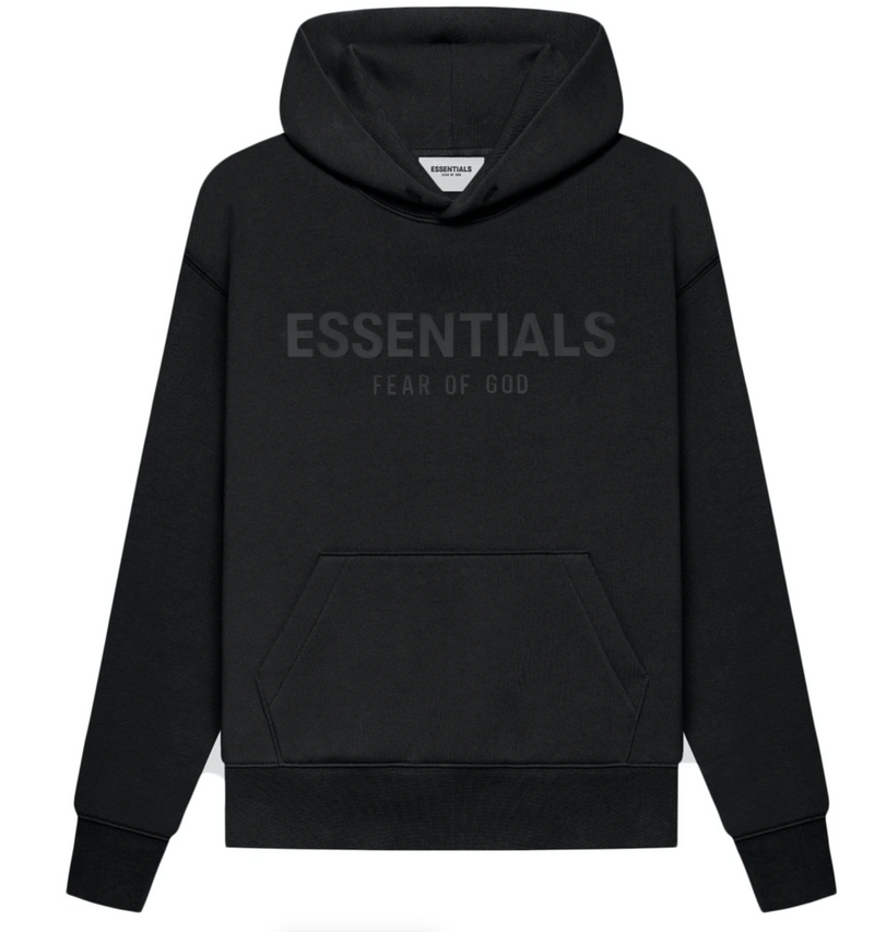 FEAR OF GOD ESSENTIALS Kids Pull-Over Hoodie Black/Stretch Limo