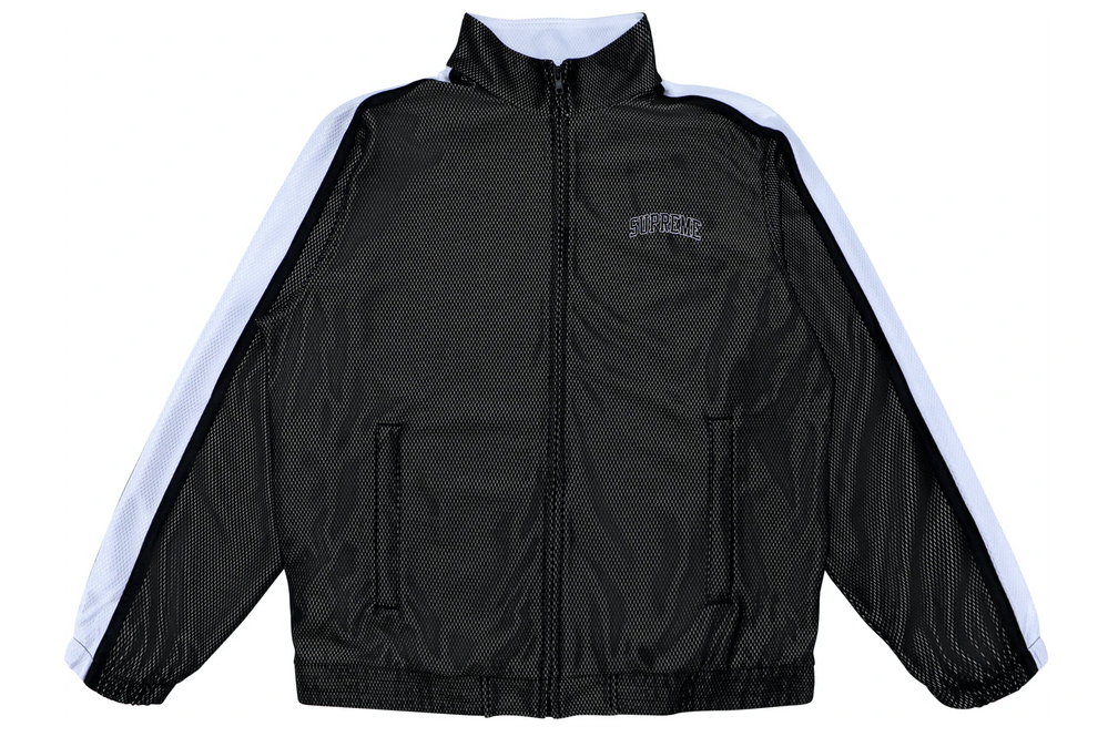 Supreme Bonded Mesh Track Jacket Black