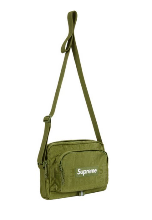 supreme olive shoulder bag