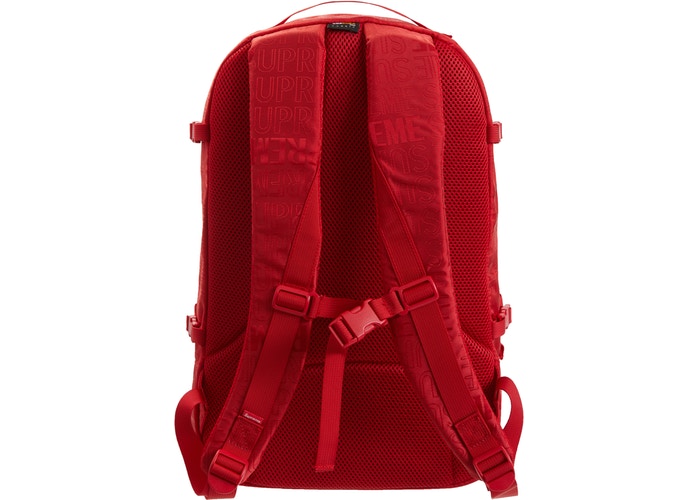 supreme red bookbag