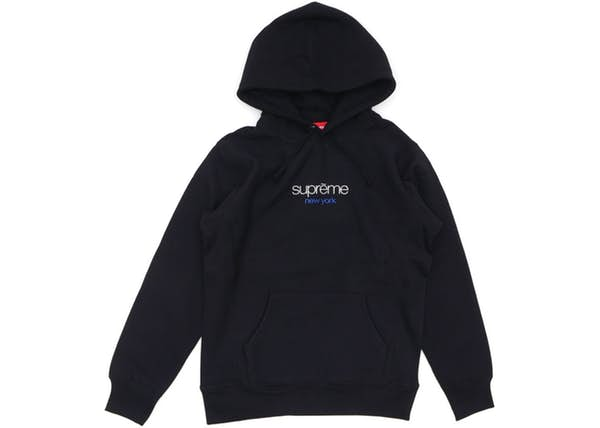 supreme chrome logo hoodie