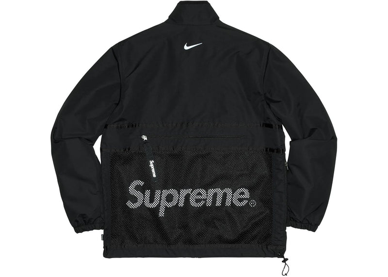 nike windrunner jacket black white