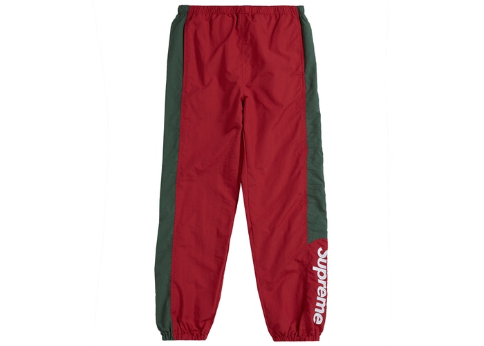 supreme pants red