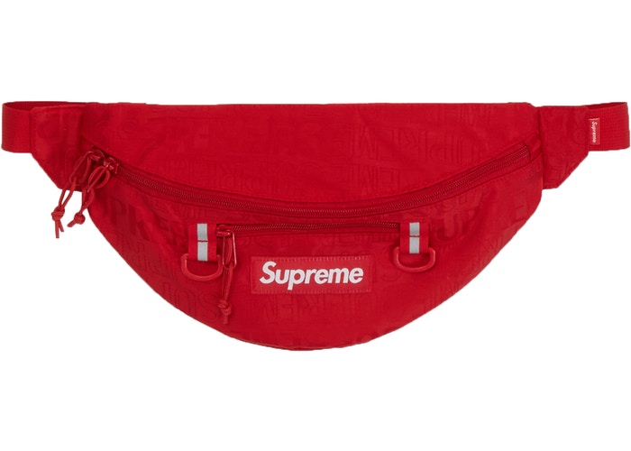 supreme waist bag fw17 red