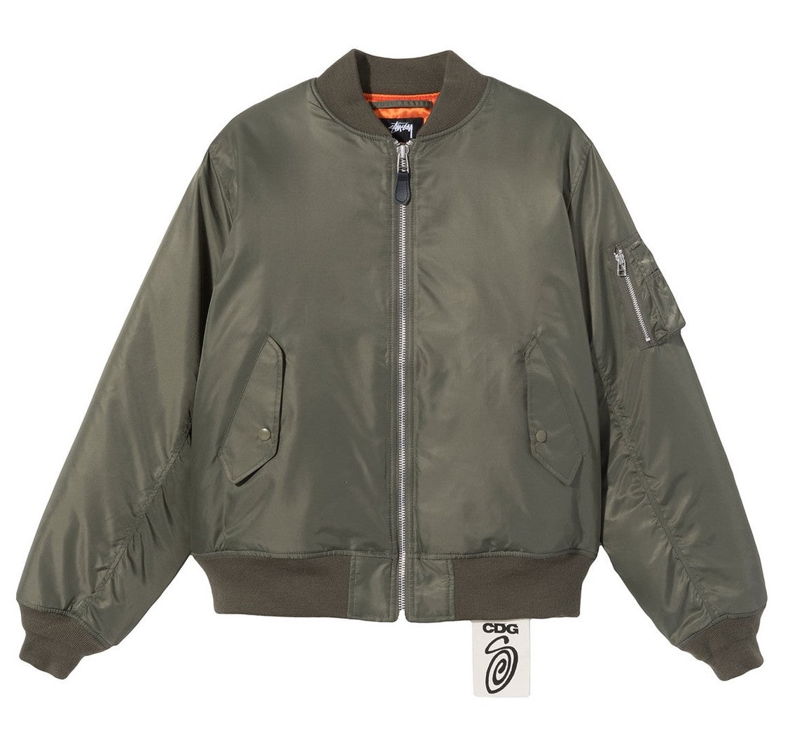 CDG × Stussy MA-1 Jacket Bomber 40th Anniversary