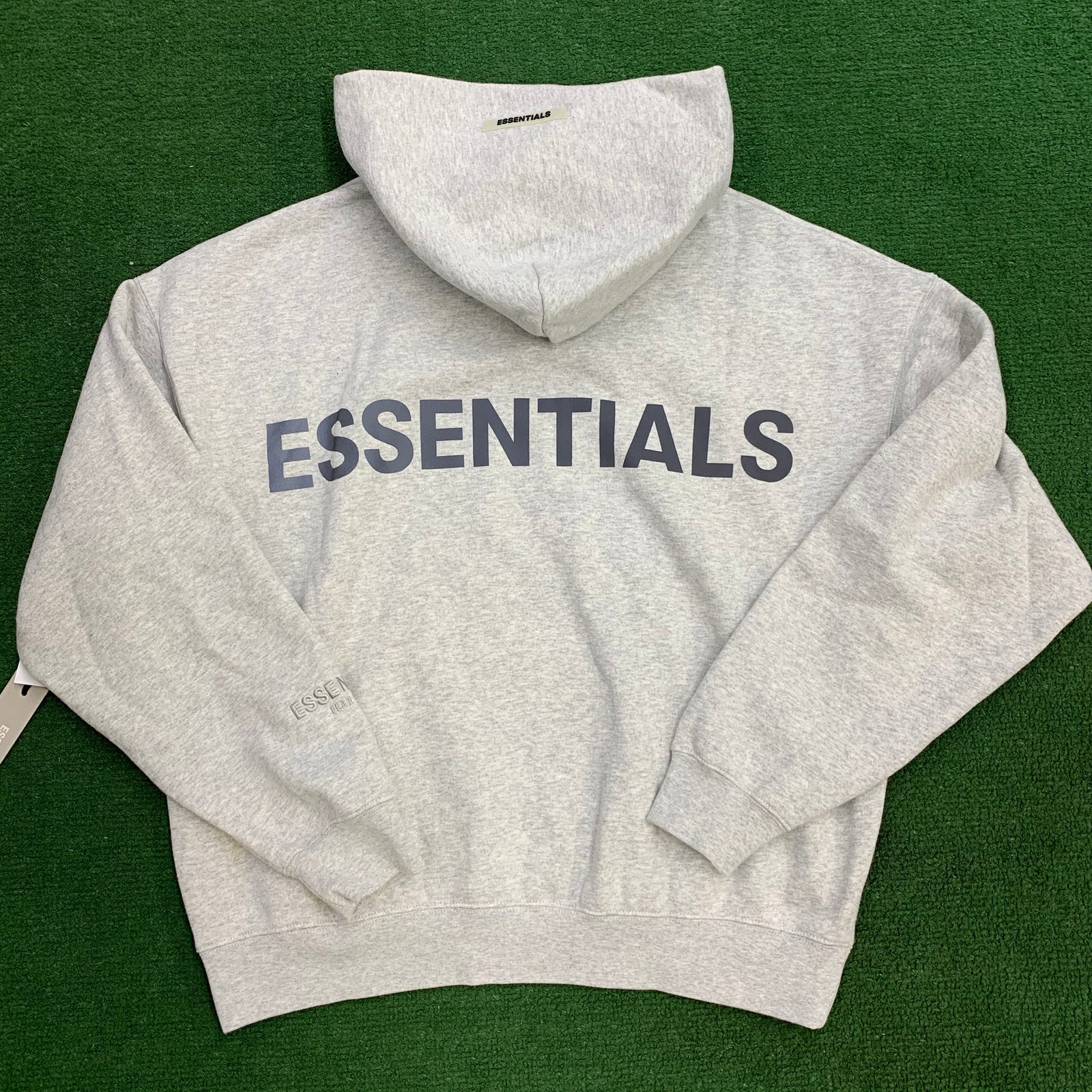 fear of god essentials pullover hoodie harvest