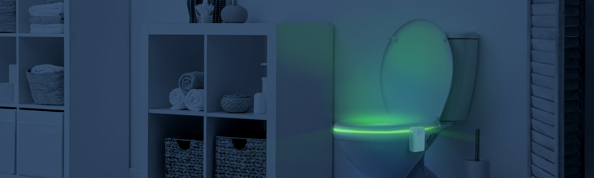 Glow-Up Color-Changing Motion Sensor LED Toilet Light