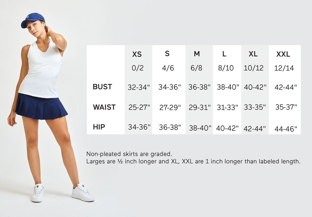 Size Chart – K-Swiss EU