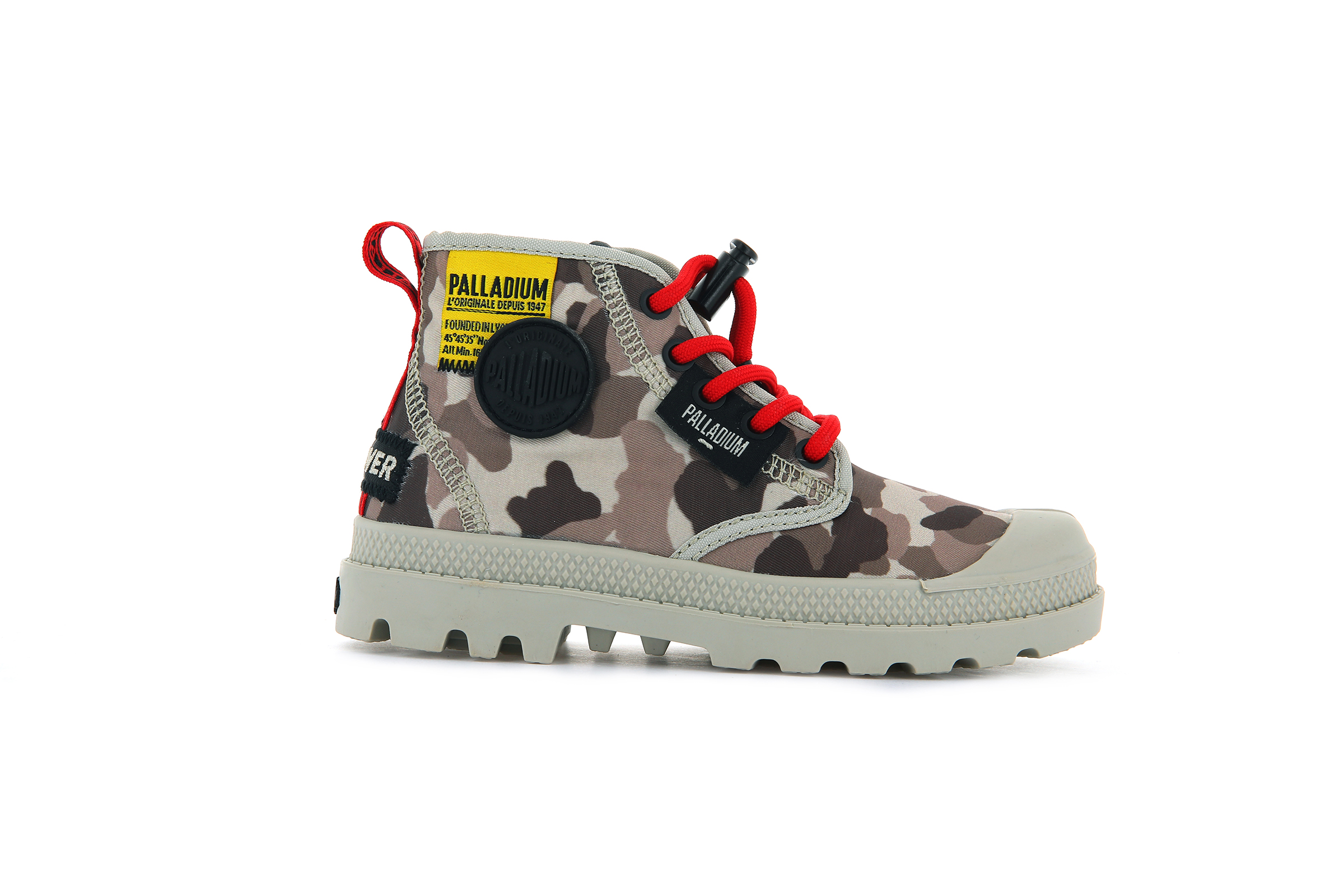 Palladium Boots Kids PAMPA OVERLAB CAMO DUSKY GREEN CAMO