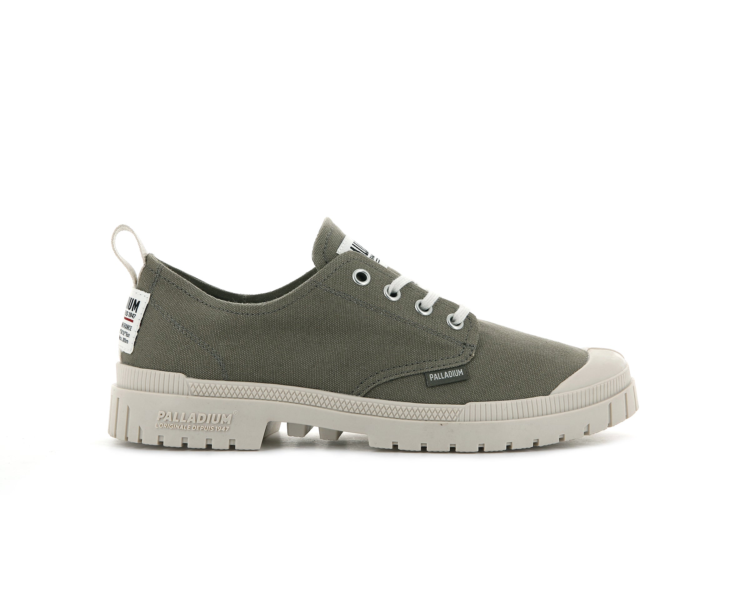 Palladium Boots Unisex PAMPA SP20 LOW CANVAS DUSKY GREEN