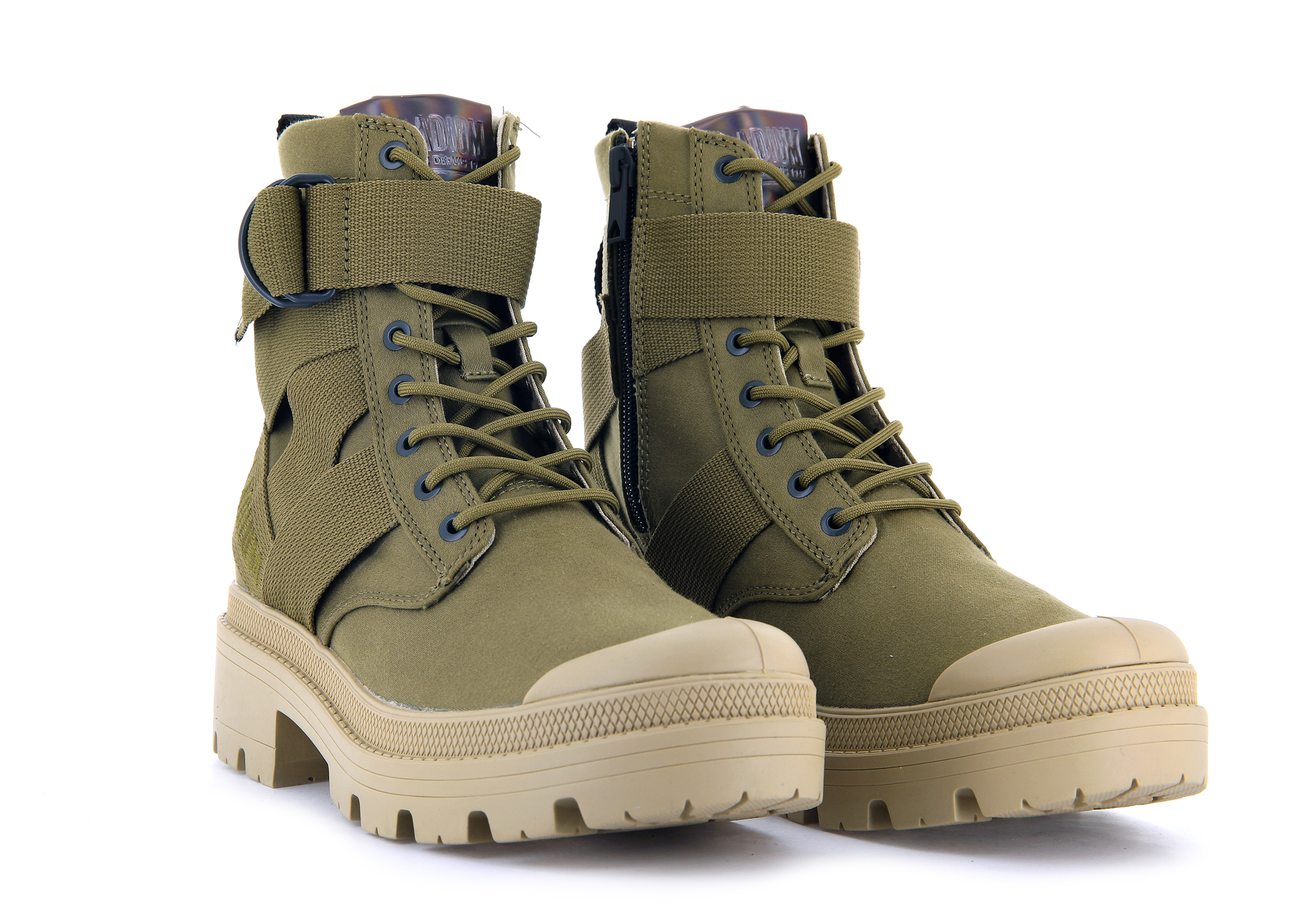 Palladium Boots Womens PALLABASE TACT S TX OLIVE