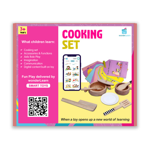 cooking set wooden