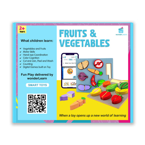 fruits and vegetables wooden toy