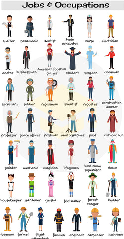 different types of occupations