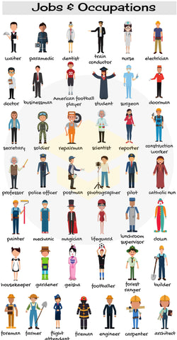 different occupations for kids