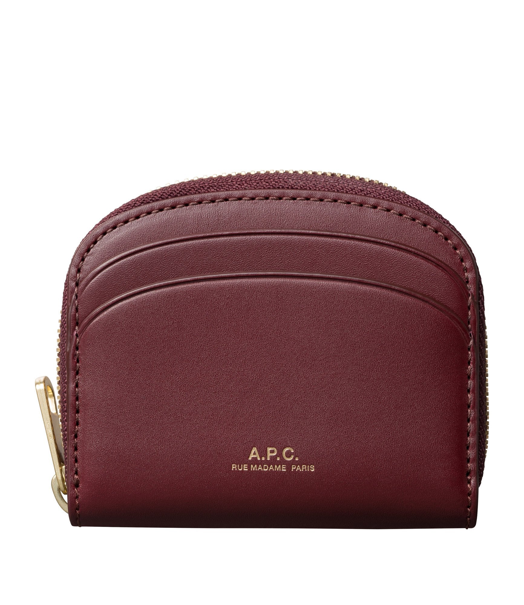 Demi-Lune Mini compact wallet | Smooth leather | A.P.C. Accessories