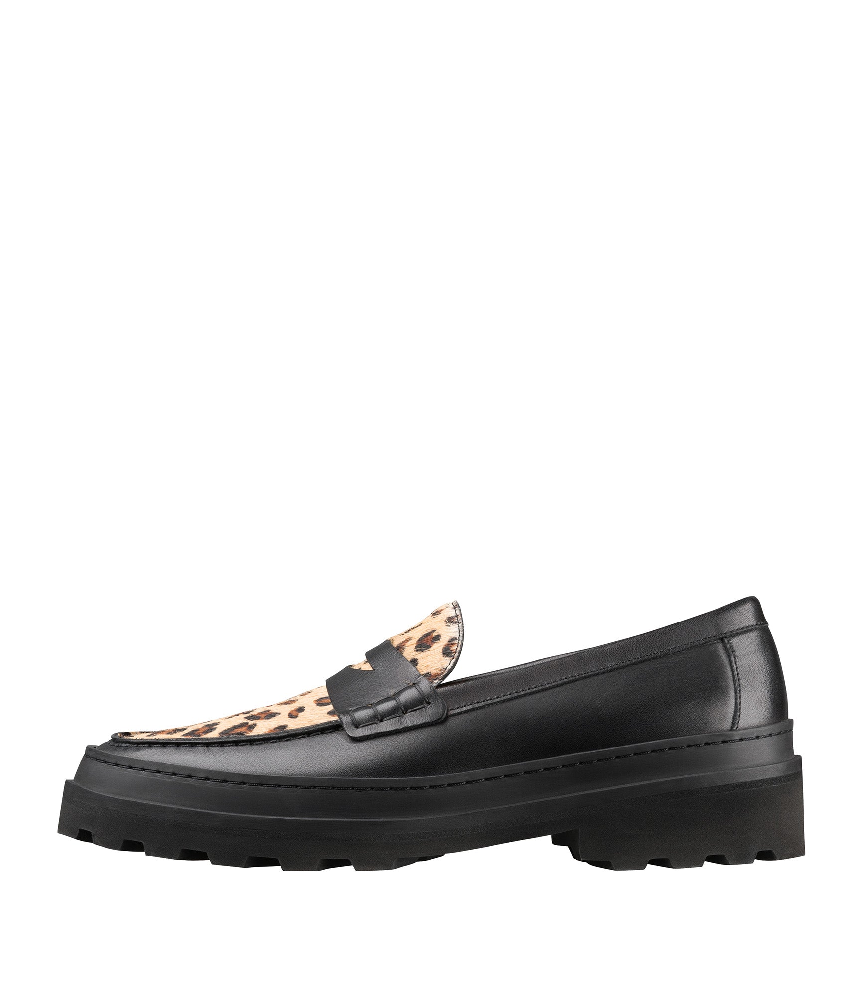 A.p.c. Loafers In Tzf - Black/beige