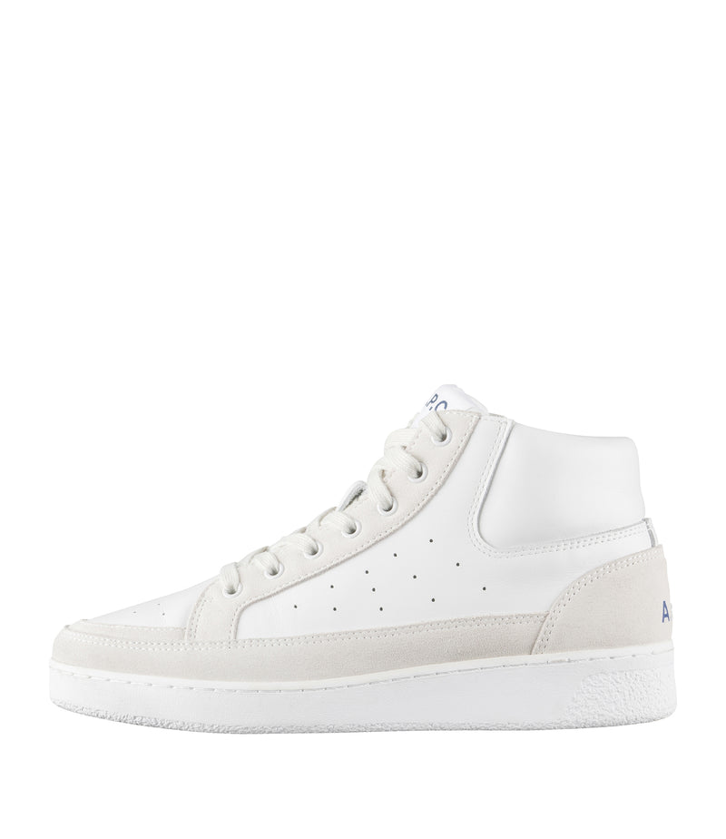 white ankle sneakers