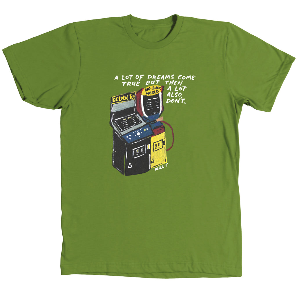 Dreams Come True Shirt Olive Green Undertow