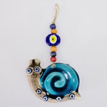 Turkish Ceramic Hanging Ornament - Happy Snail