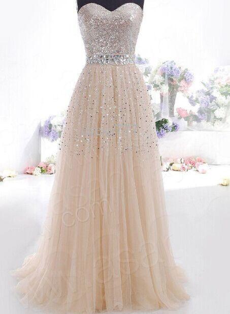 bandeau prom dress long