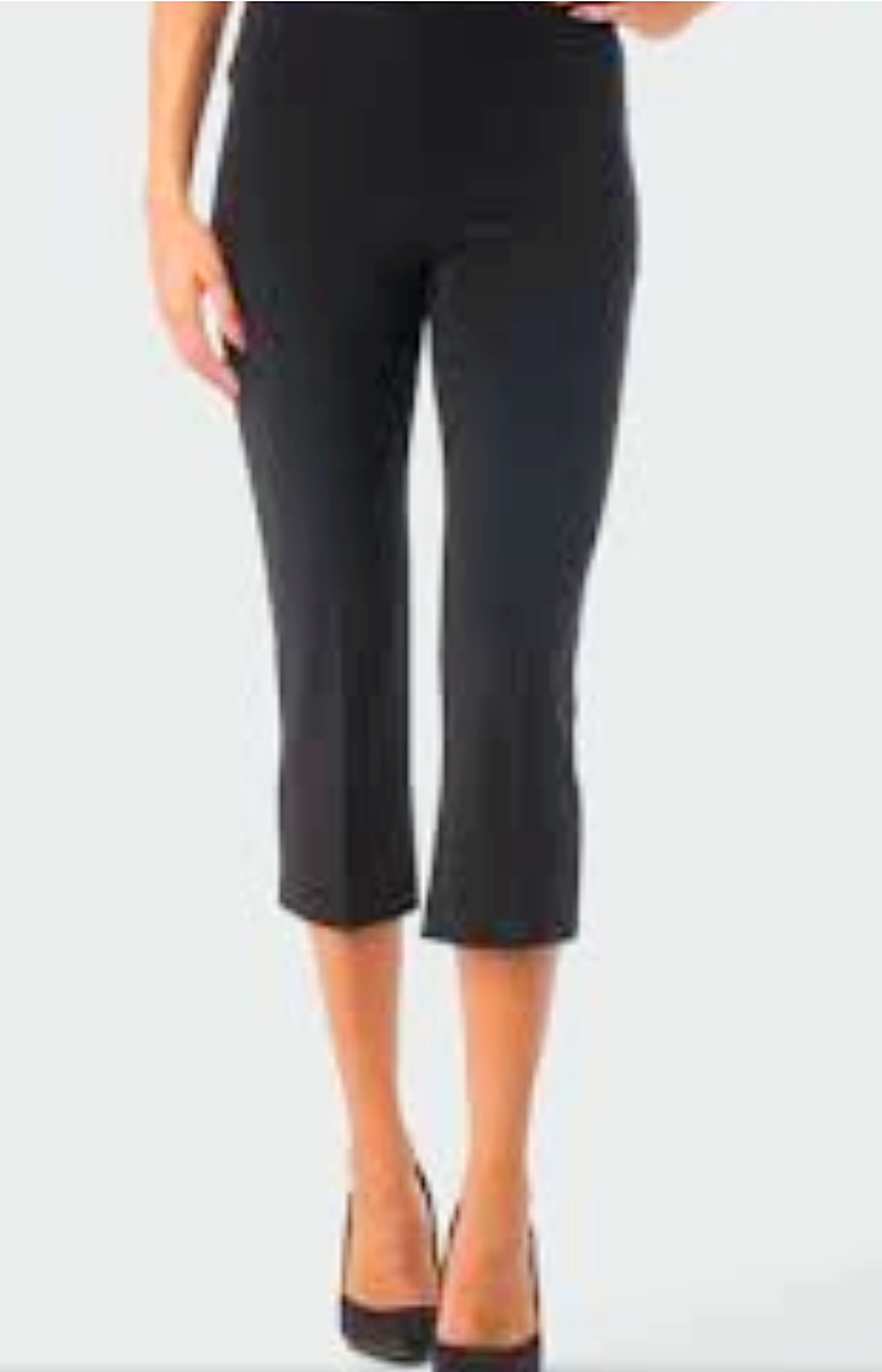 black capri pants