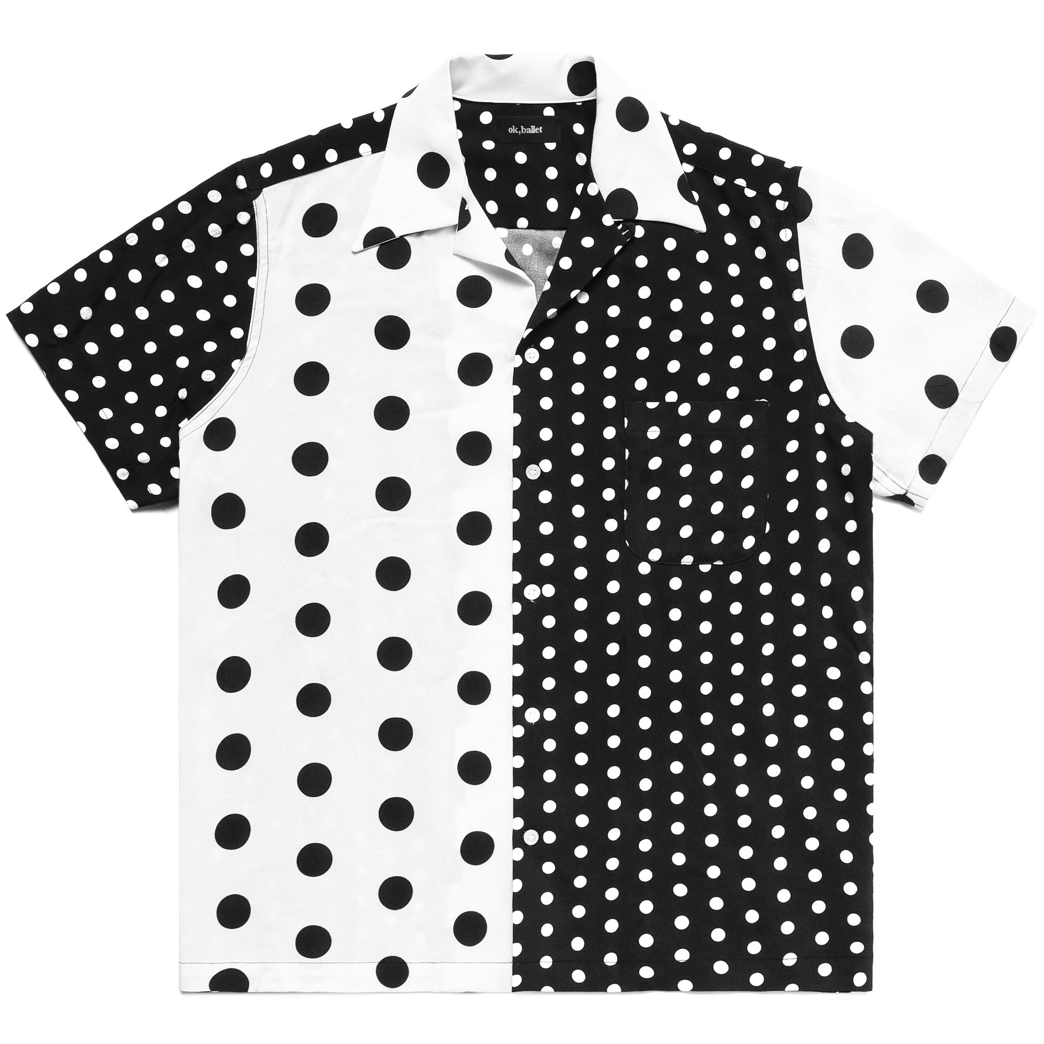Polka Dot Button Down Shirt Clearance ...