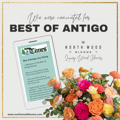 North Wood Blooms LLC was nominated for the best floral shop of Antigo, WI