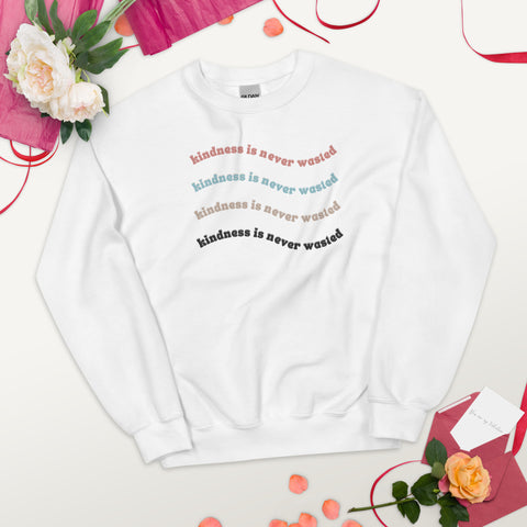 north wood blooms kindness sweatshirt