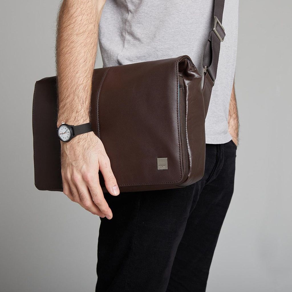 leather laptop messenger bags for men