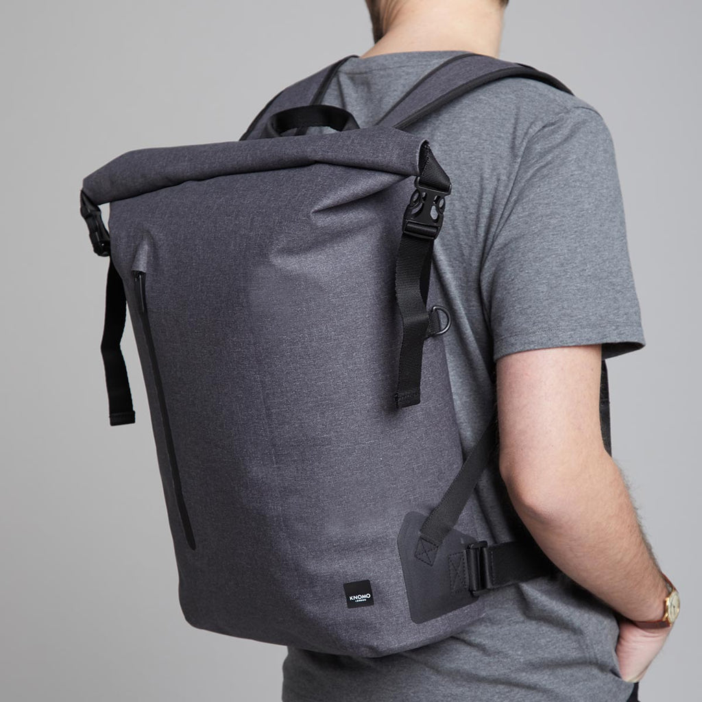 grey laptop backpack