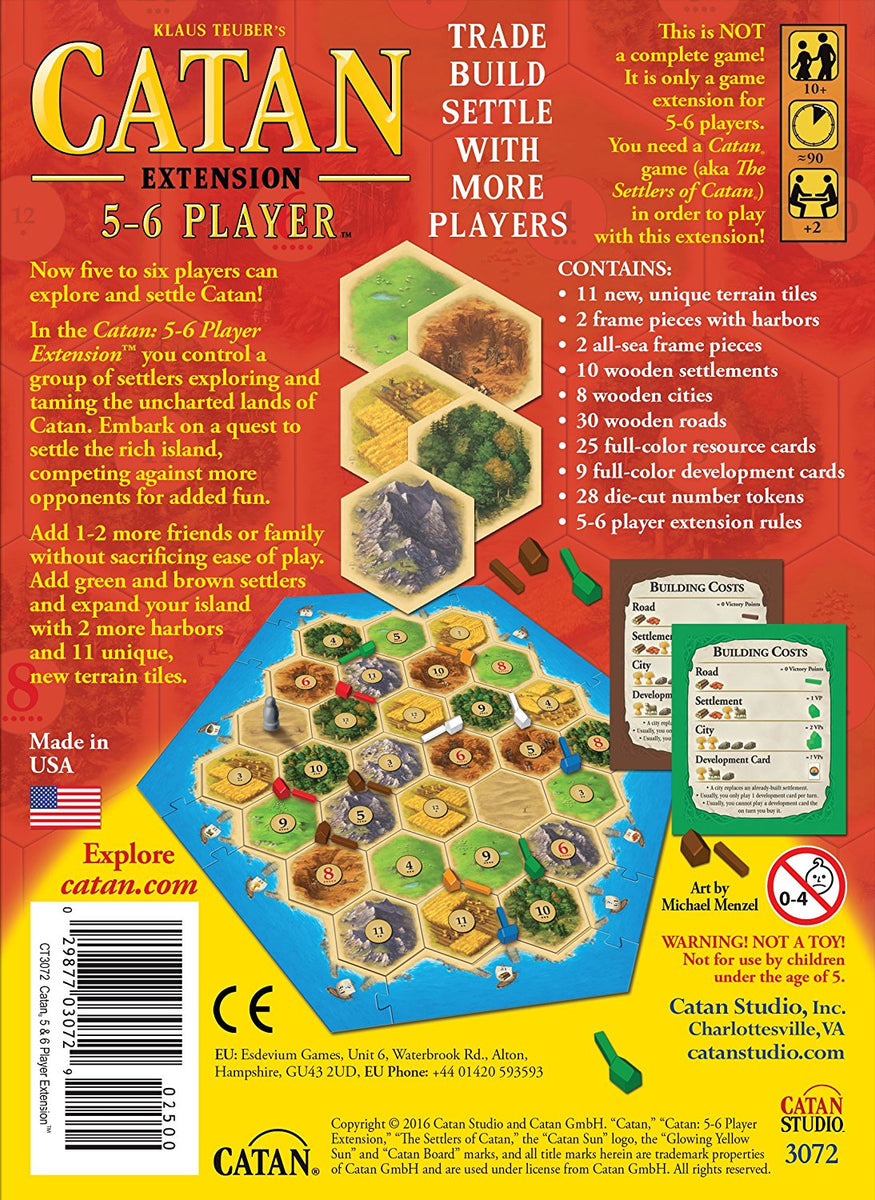 catan 5 6 player expansion