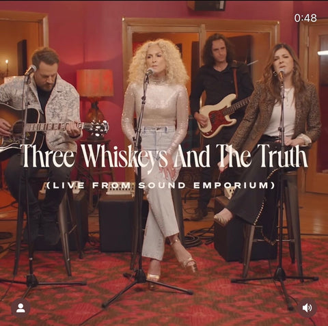 Kimberly of Little Big Town Crystal Body suit Three Whiskeys and a lie video