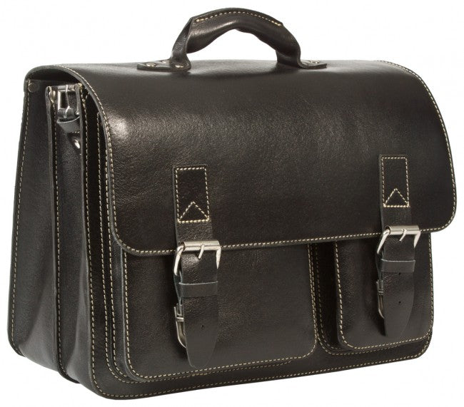 saddle leather laptop bag