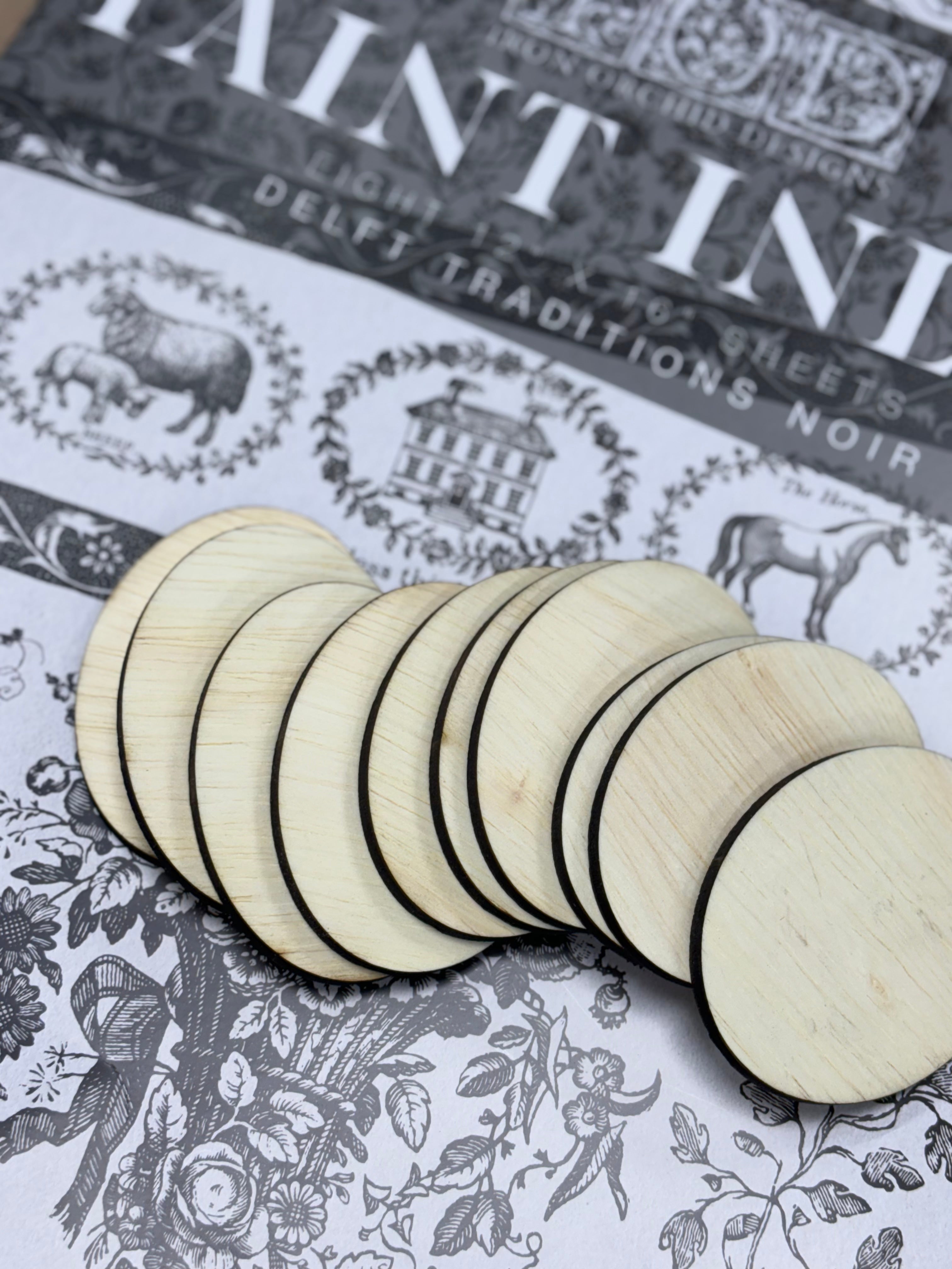 Set of 10 | Small Oval Blanks