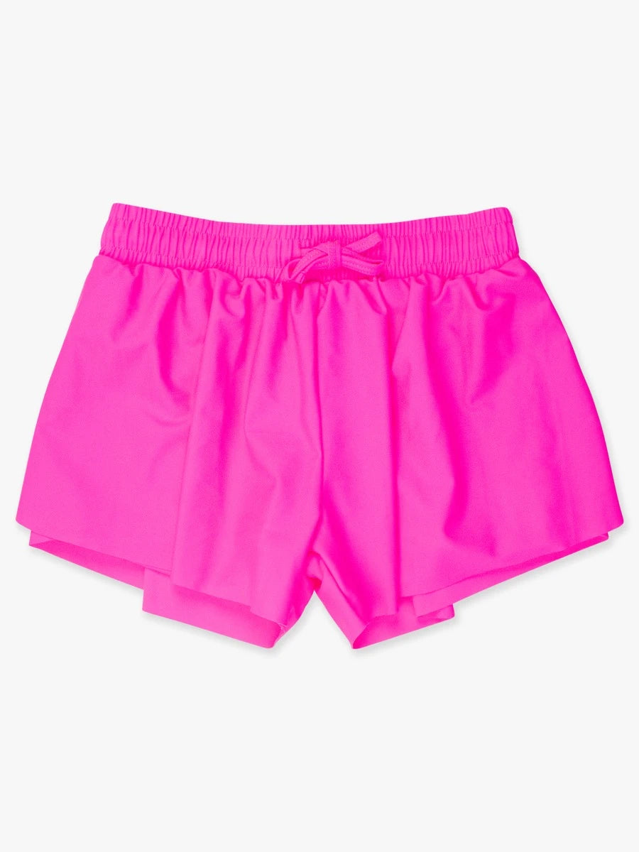 Active Butterfly Shorts in Neon Magenta