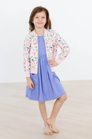 Butterfly Meadows Satin Jacket - Doodlebug's & Grow Children's Boutique