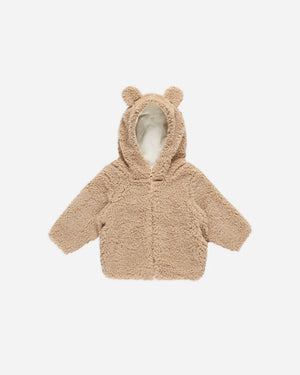 Bear Jacket in Beige - Doodlebug's & Grow Children's Boutique