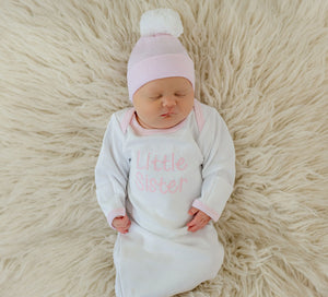 Little Sister Newborn Gift Set - Doodlebug's & Grow Children's Boutique